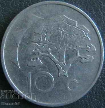 10 centi 1993, Namibia