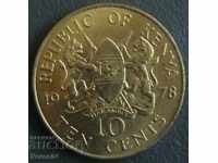 10 cents 1978, Kenya