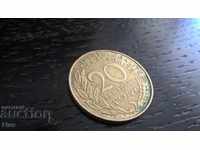 Монета - Франция - 20 сентима | 1979г.