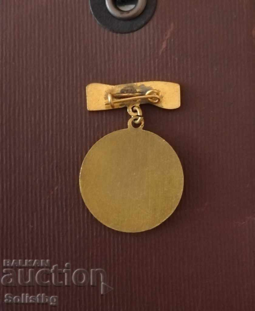 Παράδοση Σήμα σμάλτου "Για την αξία, Σλάβια. Παράδοση Σήμα σμάλτου "Για την αξία, Σλάβια.