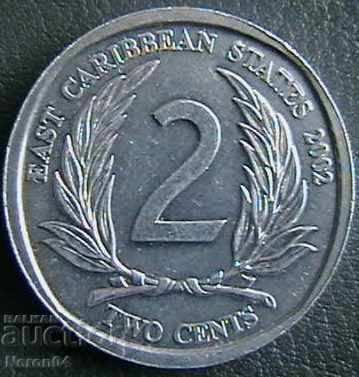 2 цента 2002, Източно Карибски Щати