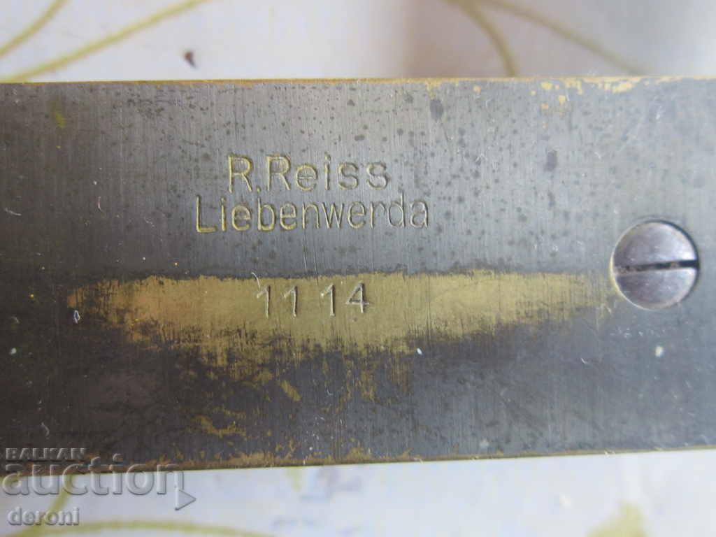 Аукцион Стар немски бронзов корабен инструмент R.Reiss Аукцион Стар немски бронзов корабен инструмент R.Reiss