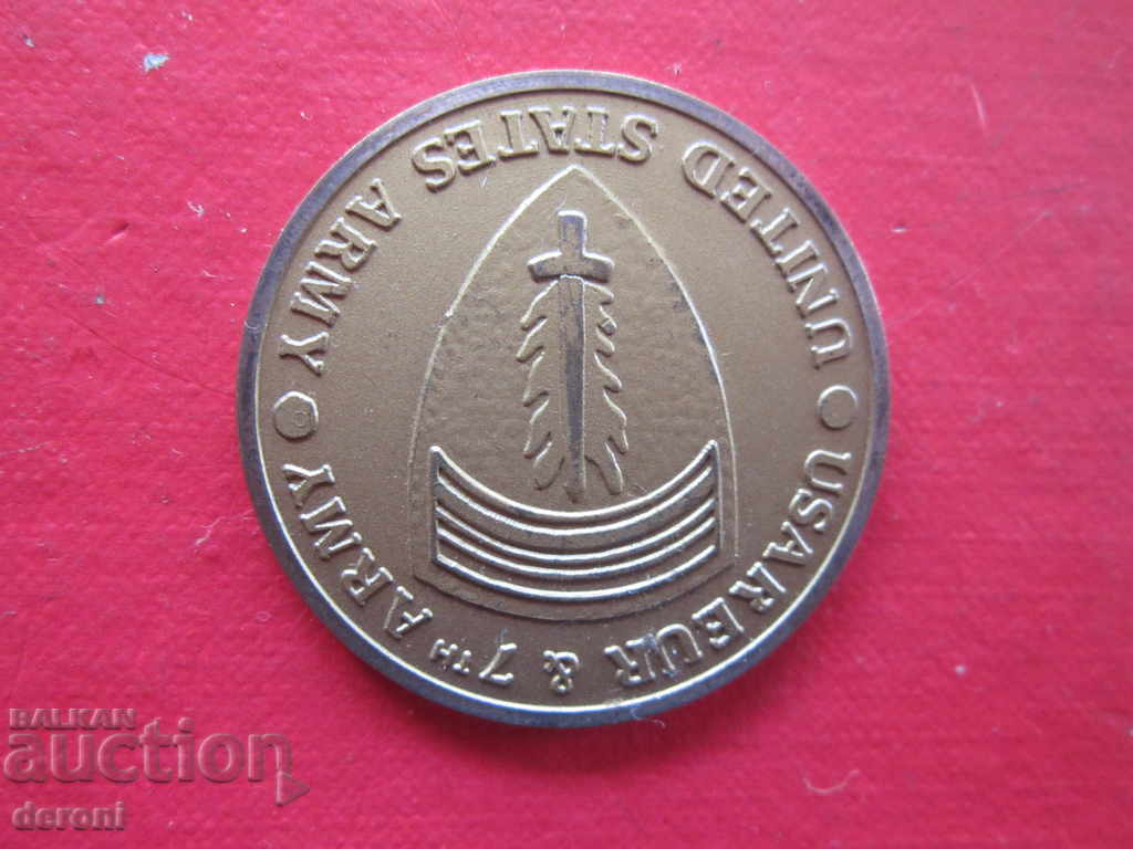 Licitație Medalie americană de semnătură militară militară