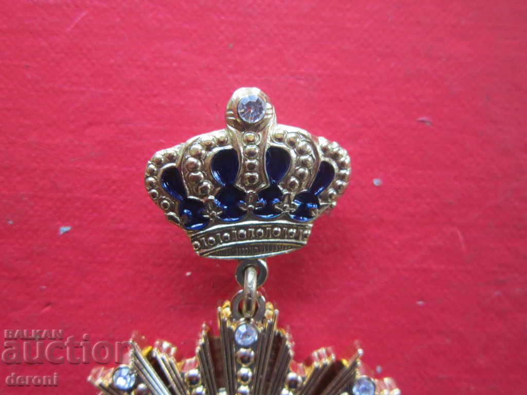 Аукцион Уникален позлатен царски орден медал Аукцион Уникален позлатен царски орден медал