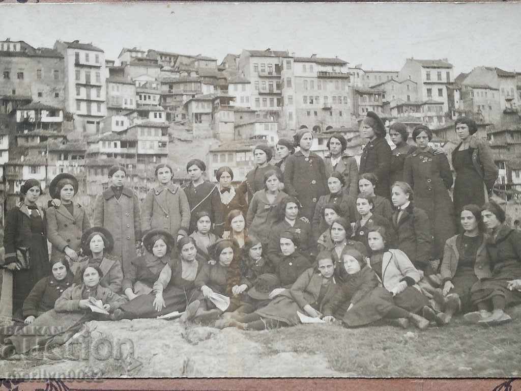 Foto vechi fotografie portret grup Tarnovo