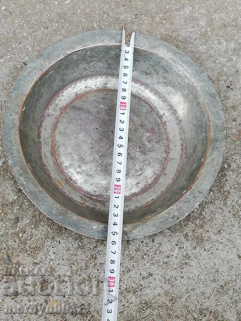 Auction Old copper sahan, baker, bowl, plate, tass Auction Old copper sahan, baker, bowl, plate, tass