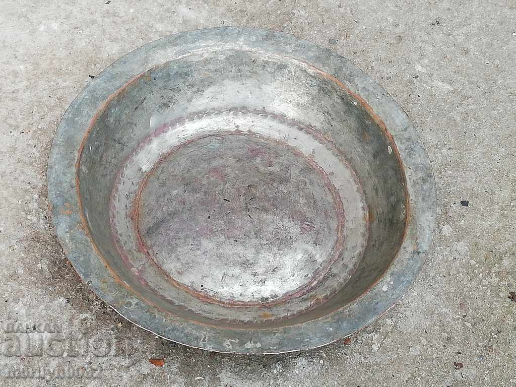 Old copper sahan, baker, bowl, plate, tass - 5 Old copper sahan, baker, bowl, plate, tass - 5