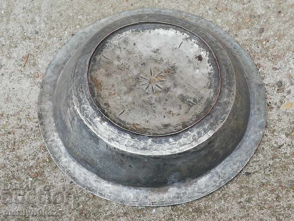 Old copper sahan, baker, bowl, plate, tass - 6 Old copper sahan, baker, bowl, plate, tass - 6