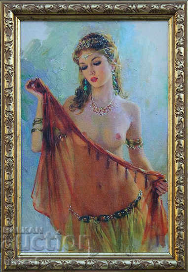 Oriental dancer, painting