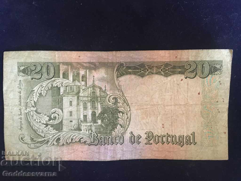 Portugal 20 Escudos 1964 Ref with price 6.00 BGN | € 3.07