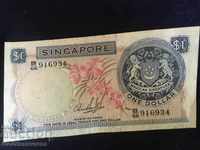 Singapore $1 One Dollar 1971 Pick 1c ref 934