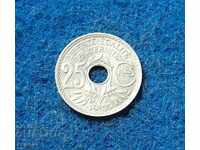 25 centimes France 1939