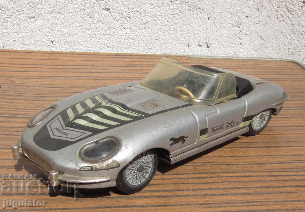 old Hungarian mechanical metal toy cart JAGUAR with price 45.00 BGN | € 23.01 old Hungarian mechanical metal toy cart JAGUAR with price 45.00 BGN | € 23.01