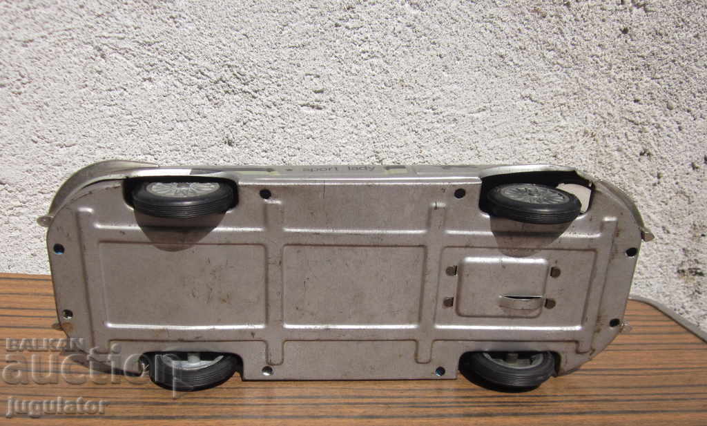 old Hungarian mechanical metal toy cart JAGUAR - 7 old Hungarian mechanical metal toy cart JAGUAR - 7