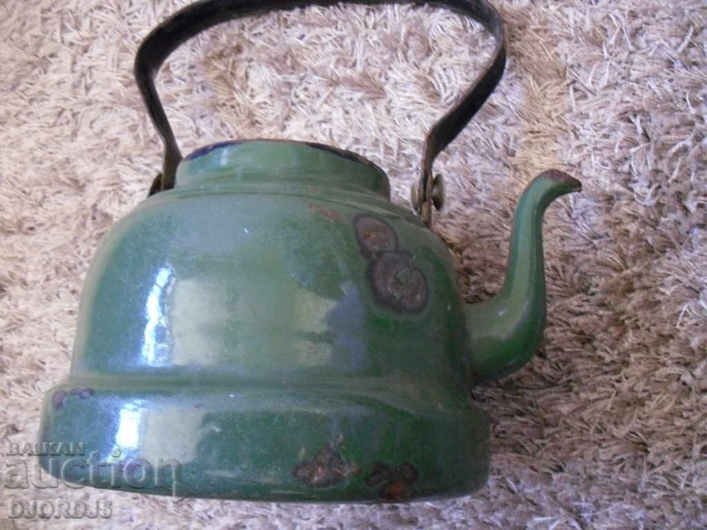 Delivery of Old enamelled teapot, DIP Troyan