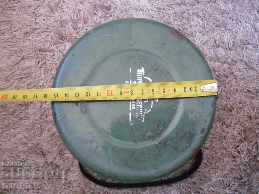 Old enamelled teapot, DIP Troyan - 7