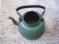 Old enamelled teapot, DIP Troyan