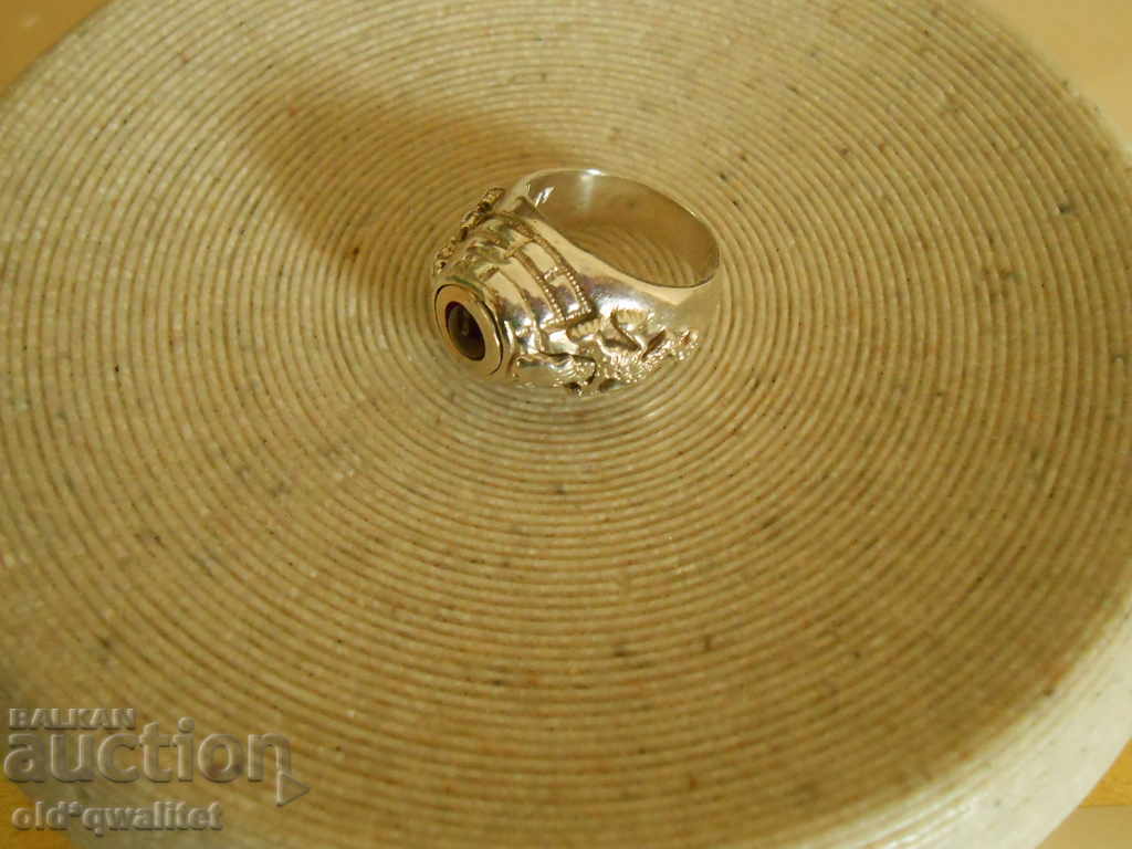 Silver RING with Stone, Silver 925, opens with price 900.00 BGN | € 460.16