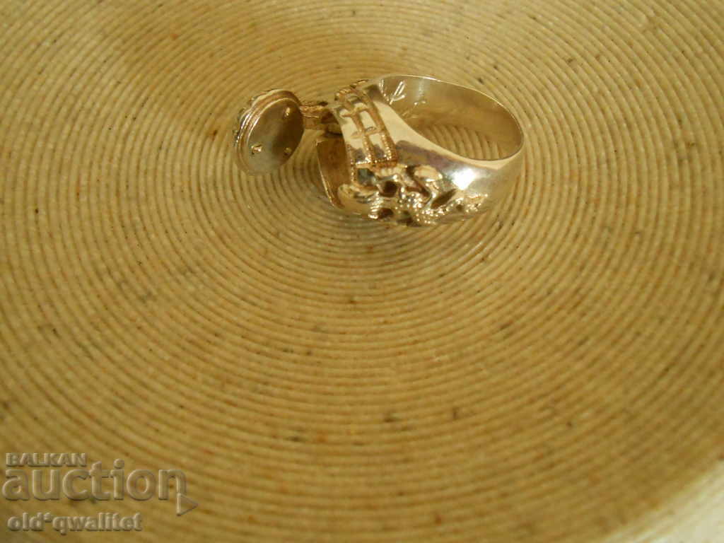 Silver RING with Stone, Silver 925, opens - 7