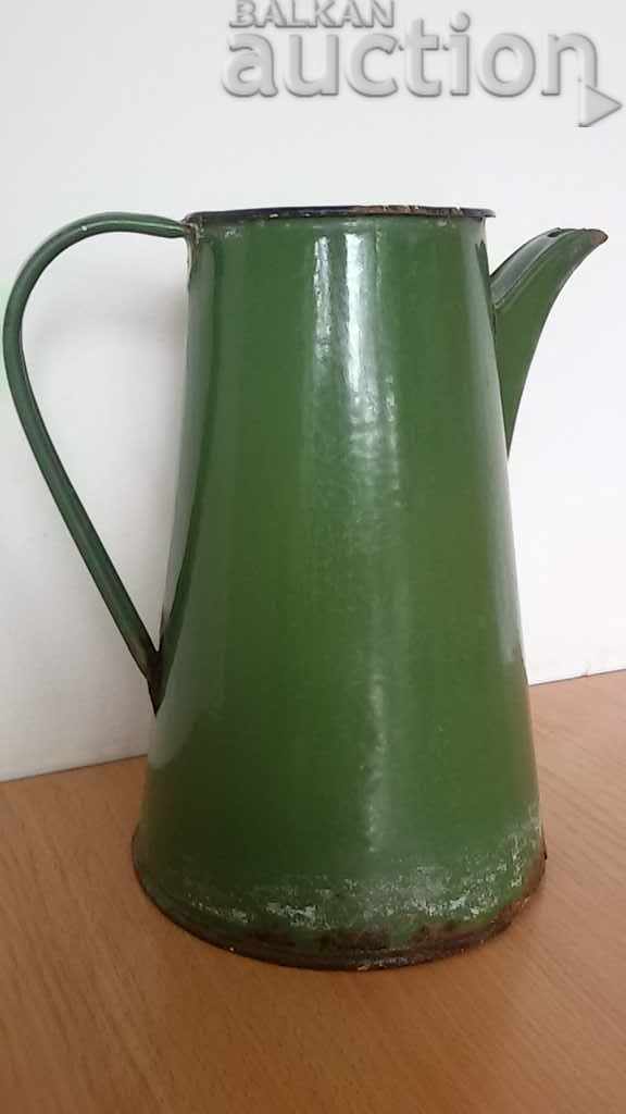 early social enamel jug 50s with price 35.00 BGN | € 17.90 early social enamel jug 50s with price 35.00 BGN | € 17.90