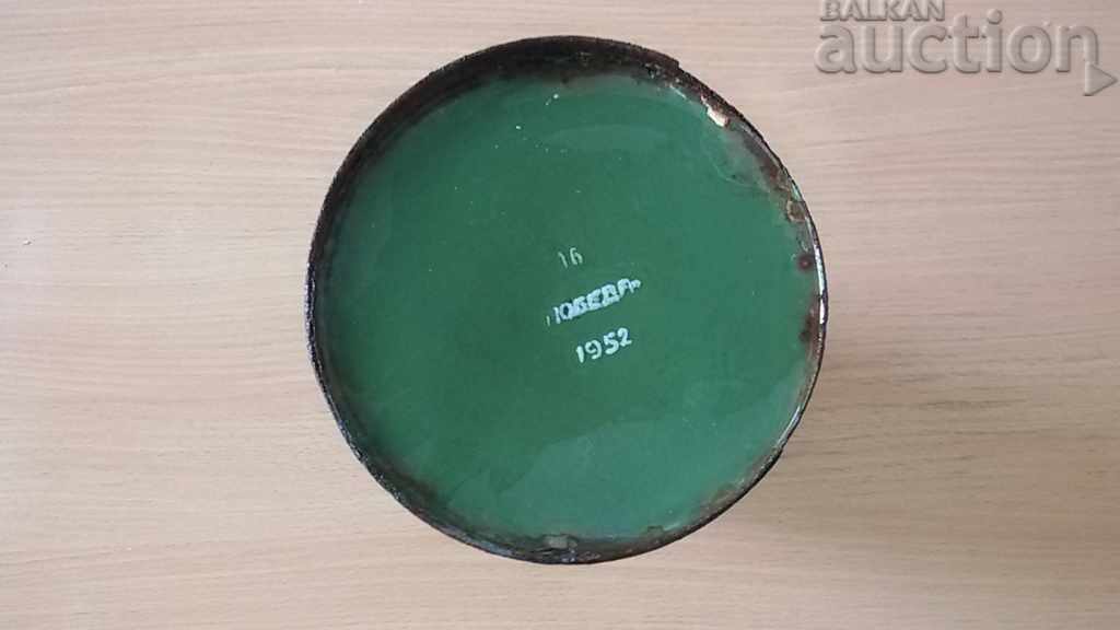 early social enamel jug 50s - 7 early social enamel jug 50s - 7