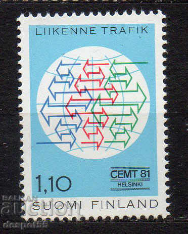 1981. Финландия. Европейска конференцията за транспорта.
