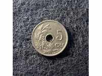 5 cents Belgium 1927