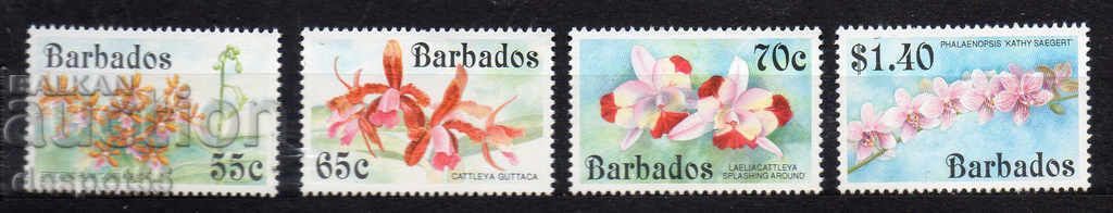 1992. Μπαρμπάντος. Ορχιδέες.