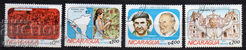 1983. Nicaragua. Visit to Pope John Paul II.