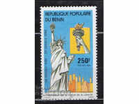 1986. Benin. 100th Anniversary of the Statue of Liberty.