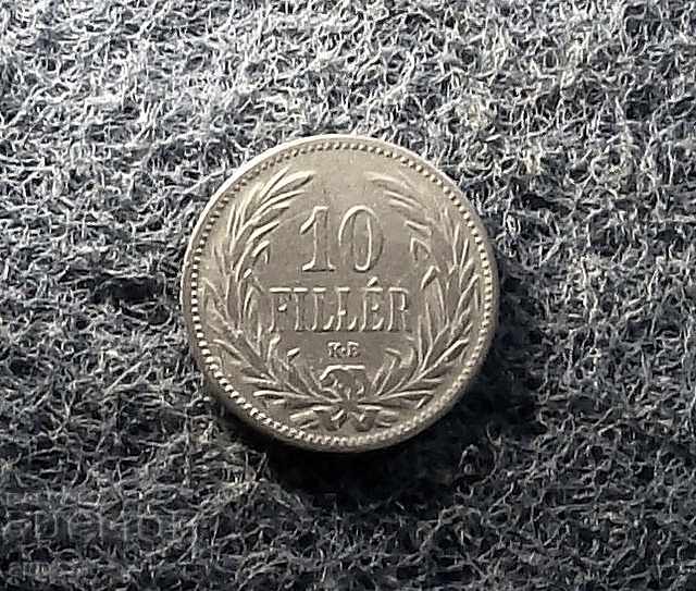 10 το πληρωτικό Ουγγαρία 1893