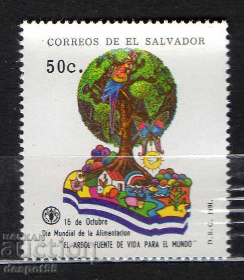1991. Ел Салвадор. Световен ден на храните.