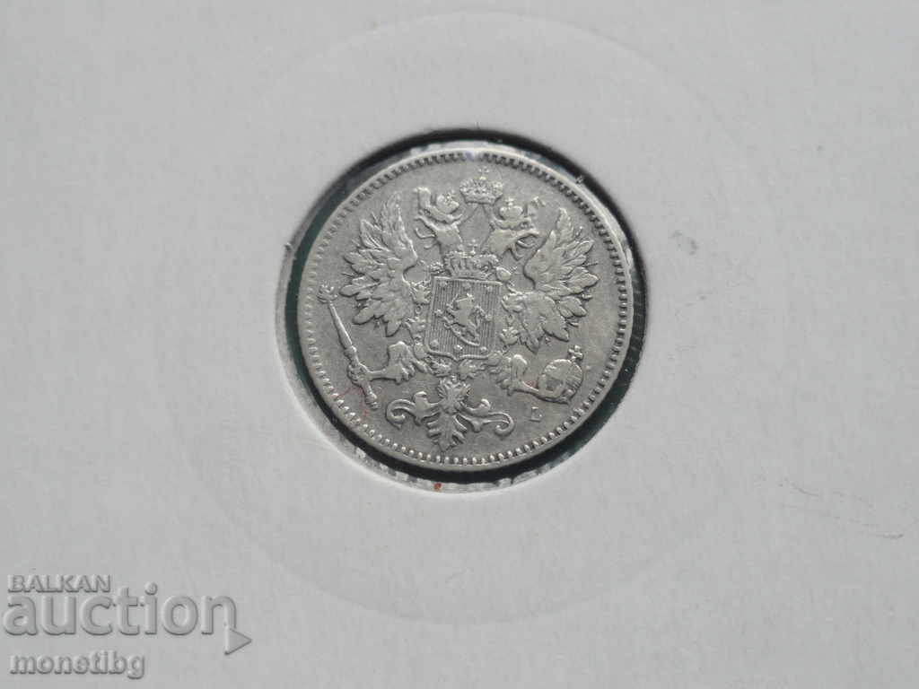 Russia (for Finland) 1901 - 25 pennies with price 14.60 BGN | € 7.46