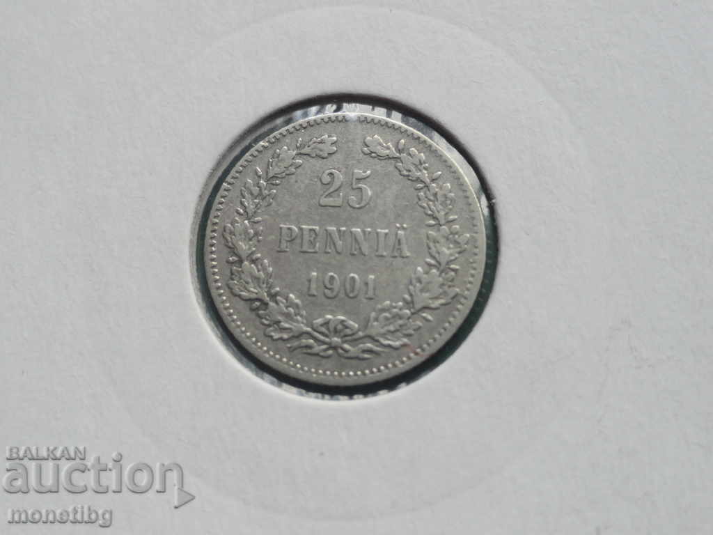 Russia (for Finland) 1901 - 25 pennies - 5