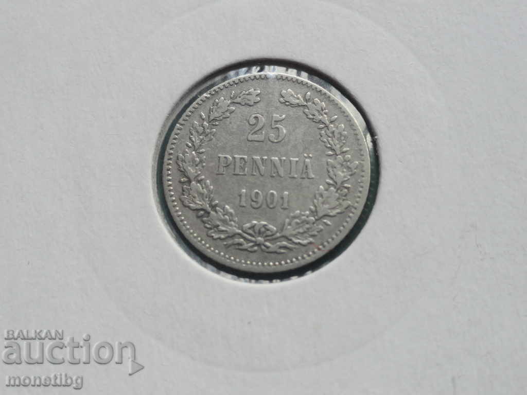 Rusia (Finlanda) 1901. - 25 Penny