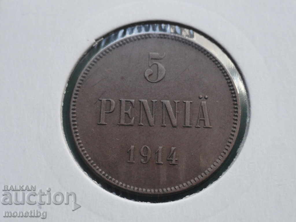 Rusia (pentru Finlanda) 1914 - 5 penniä