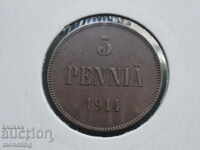 Rusia (pentru Finlanda) 1914 - 5 penny
