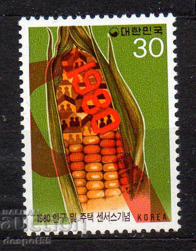 1980. Sud. Coreea. Recensământul populației.
