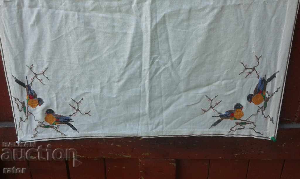 Delivery of Hand embroidered tablecloth, hood, pano. Hand embroidery 3 Delivery of Hand embroidered tablecloth, hood, pano. Hand embroidery 3