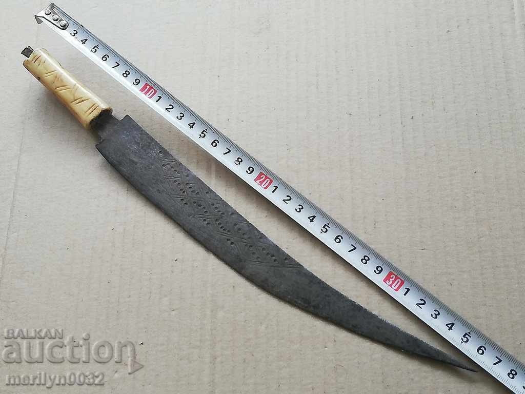 Delivery of Old blade without a cane with engraving handkerchief shark blade Delivery of Old blade without a cane with engraving handkerchief shark blade