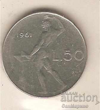 + Italia 50 de lire sterline 1961