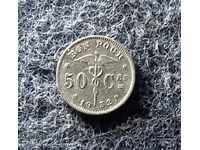 50 de cenți Belgia 1932