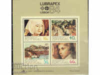 1984. Portugalia. Expoziția LUBRAPEX '84. Block.