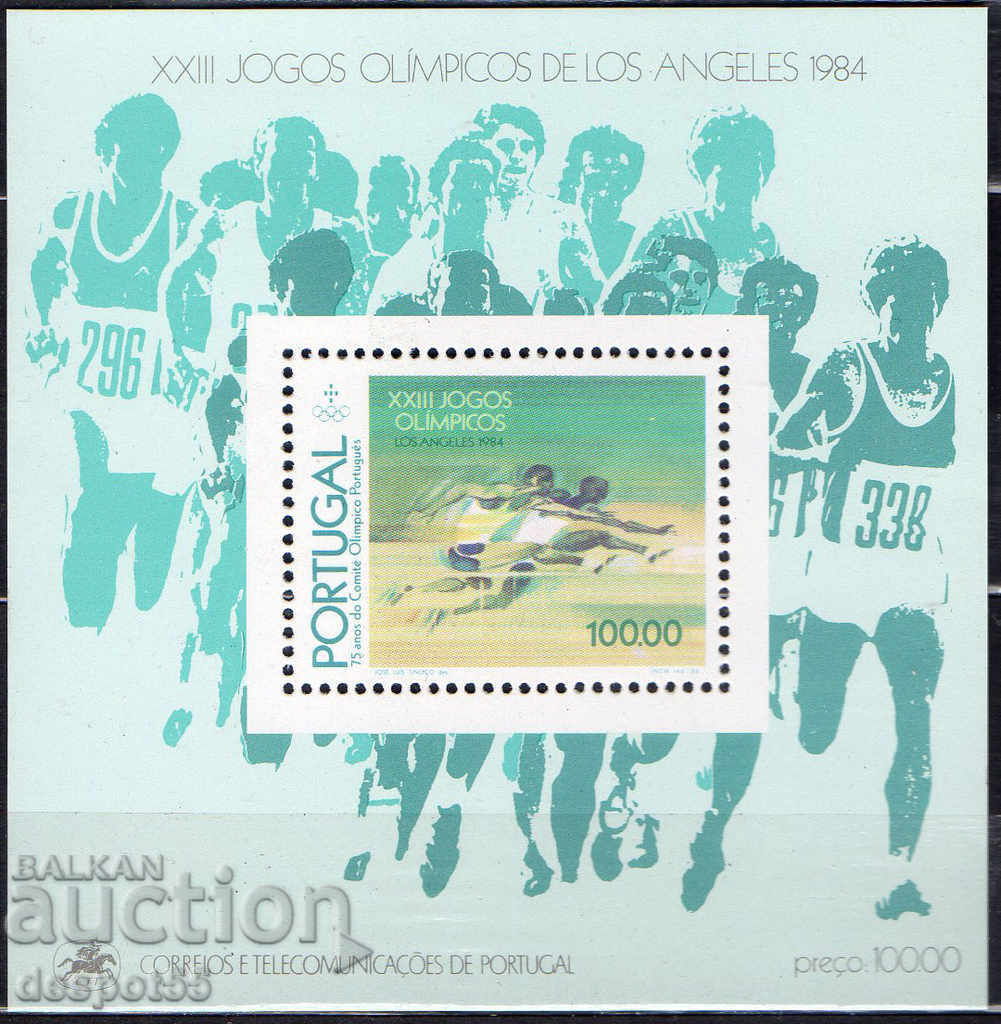 1984. Portugal. Olympic Games - Los Angeles, USA. Block.
