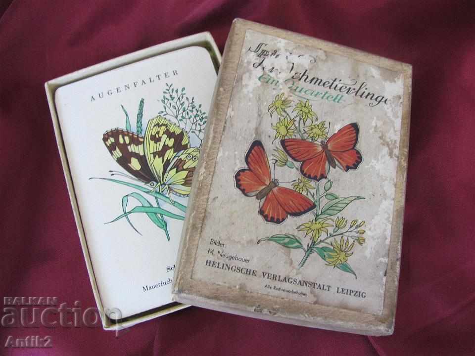 Стари Карти за Игра с Пеперуди Германия