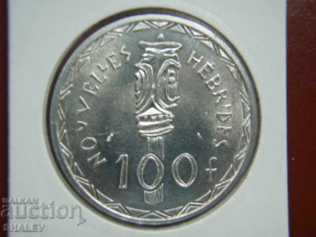100 Francs 1966 New Hebrides - Unc with price 85.89 BGN | € 43.91 100 Francs 1966 New Hebrides - Unc with price 85.89 BGN | € 43.91