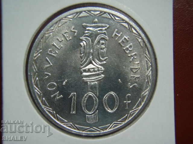 Delivery of 100 Francs 1966 New Hebrides - Unc Delivery of 100 Francs 1966 New Hebrides - Unc