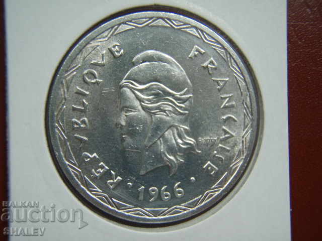 100 Francs 1966 New Hebrides - Unc - 5 100 Francs 1966 New Hebrides - Unc - 5