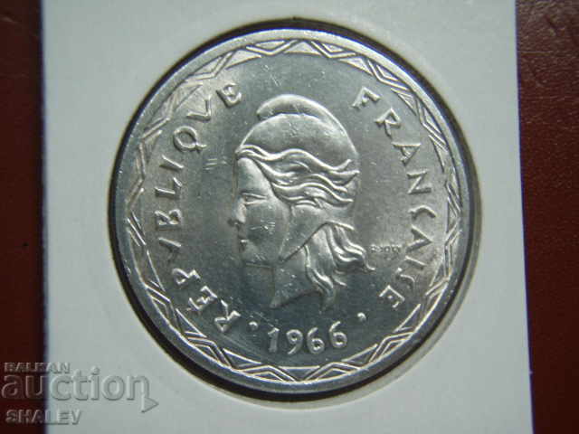 100 Francs 1966 New Hebrides - Unc - 6 100 Francs 1966 New Hebrides - Unc - 6