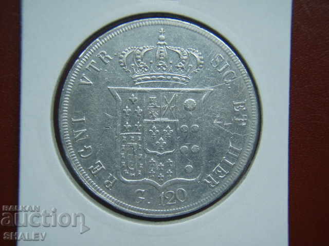 Auction 120 Grana 1856 Italian States / Naples & Sicily - XF+ Auction 120 Grana 1856 Italian States / Naples & Sicily - XF+